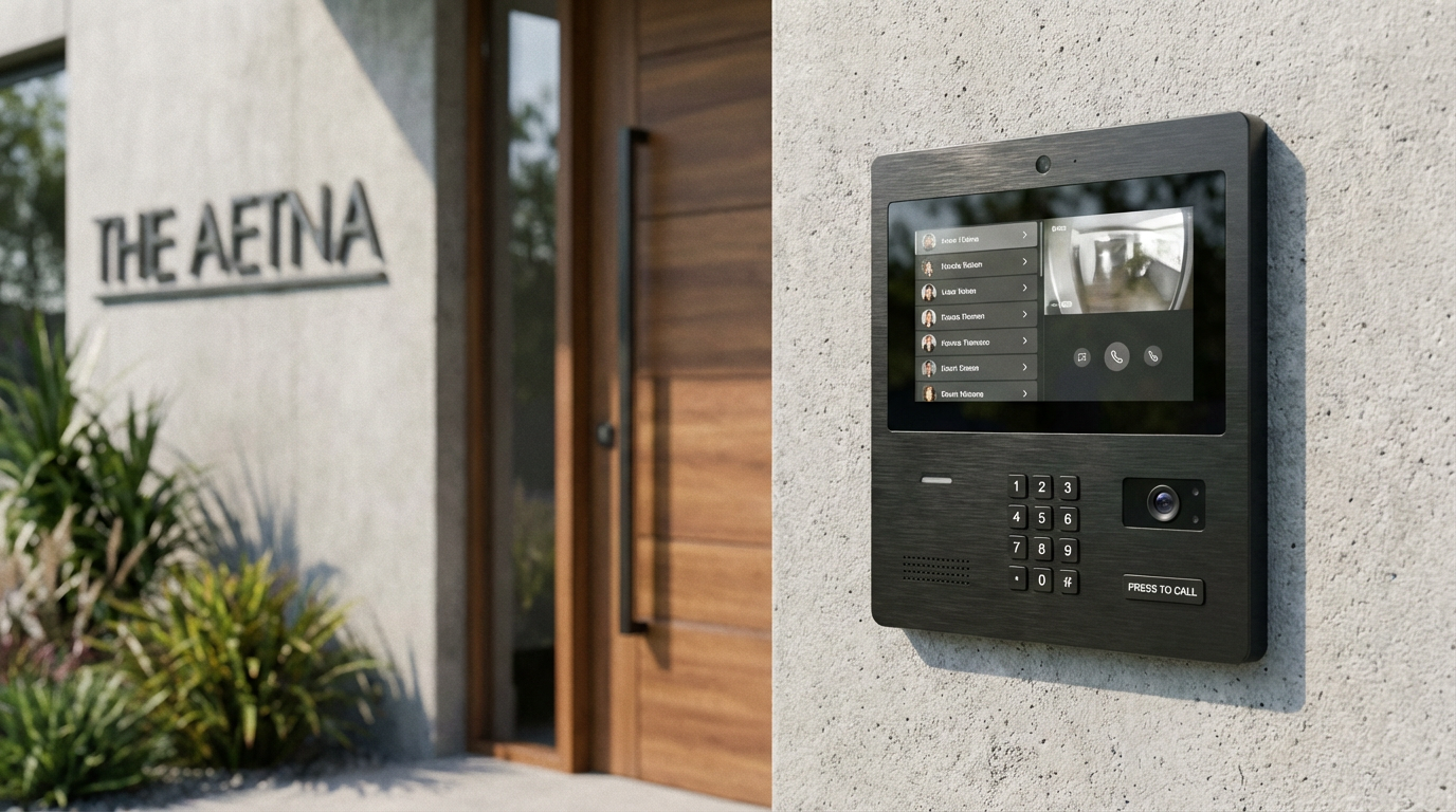 Moderne Sprechanlage